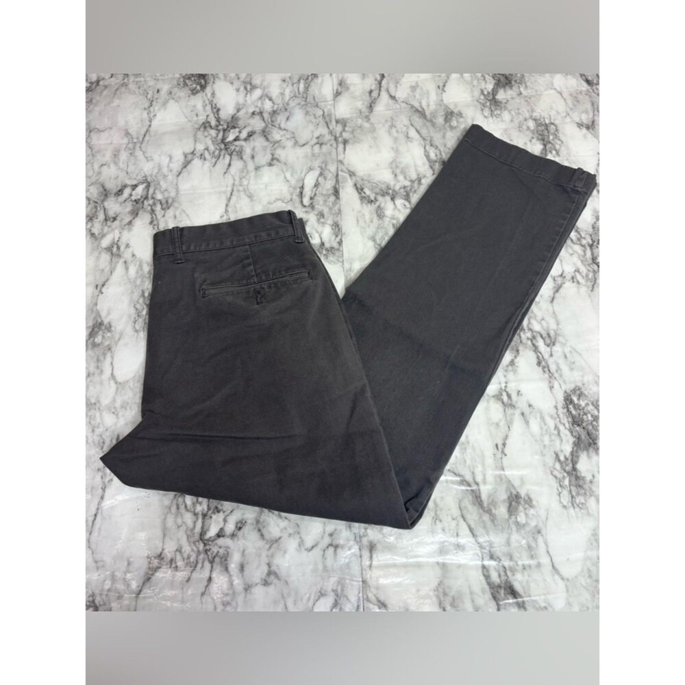 J. Crew Flex 30 x 30 Men's Straight Chinos Pants Charcoal Grey Gray office wear